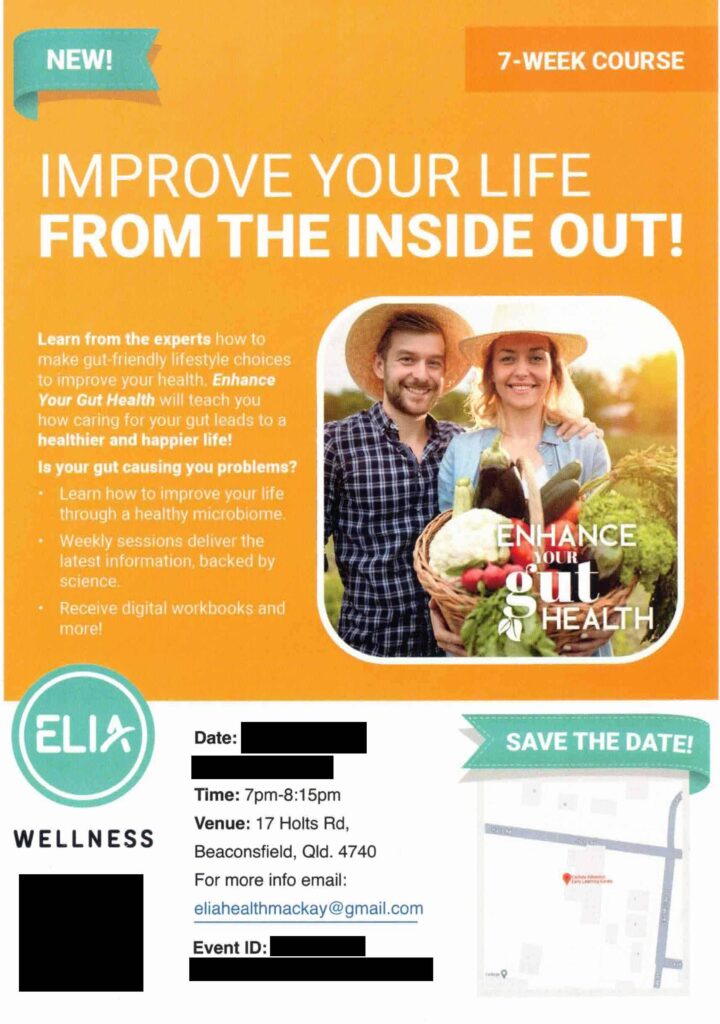 gut health flyer a4, scanned